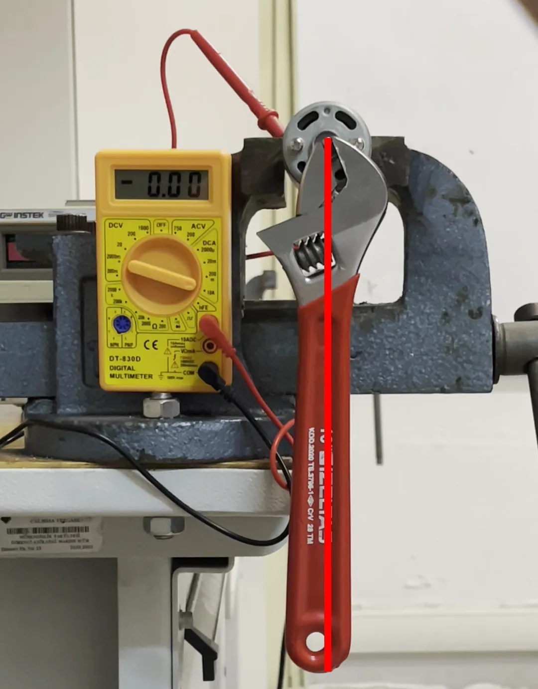 Measurement with 0 A.