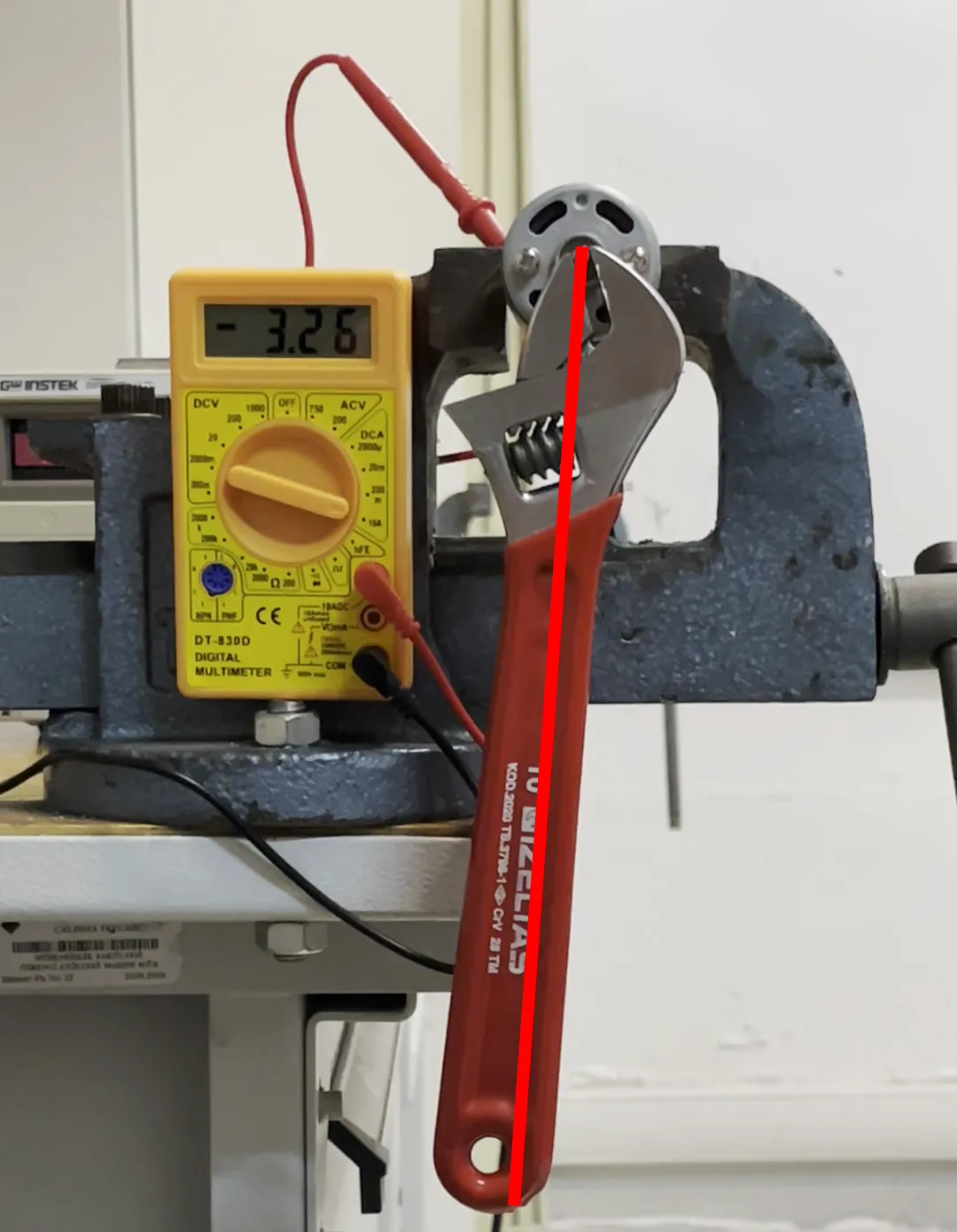 Measurement with 3.26 A.